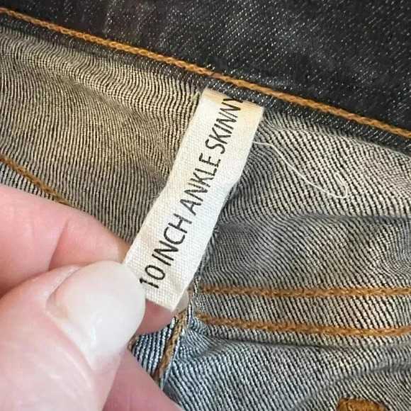 Rag & Bone 10 Inch Ankle Skinny Jean - Mad River Wash-Sz 27 - Picture 4 of 7